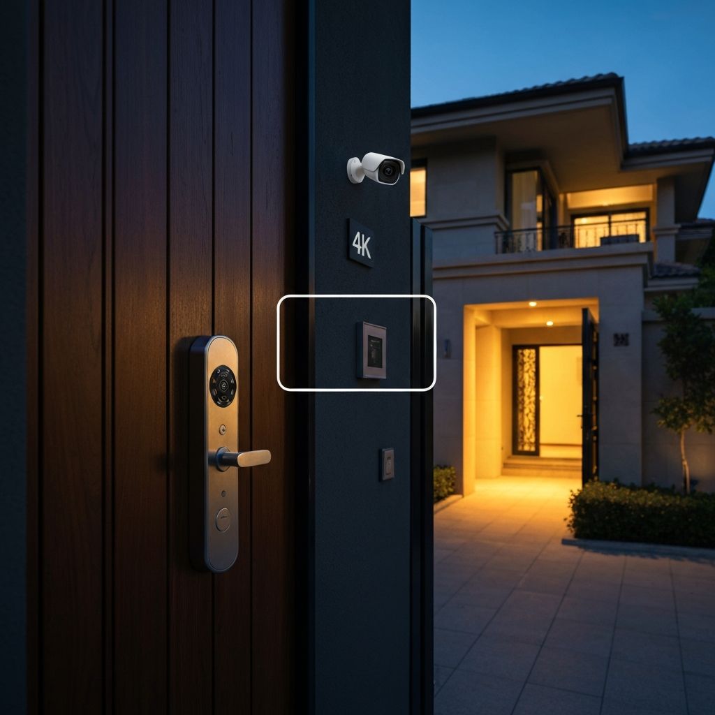 Système de sécurité domotique premium pour villa Maroc