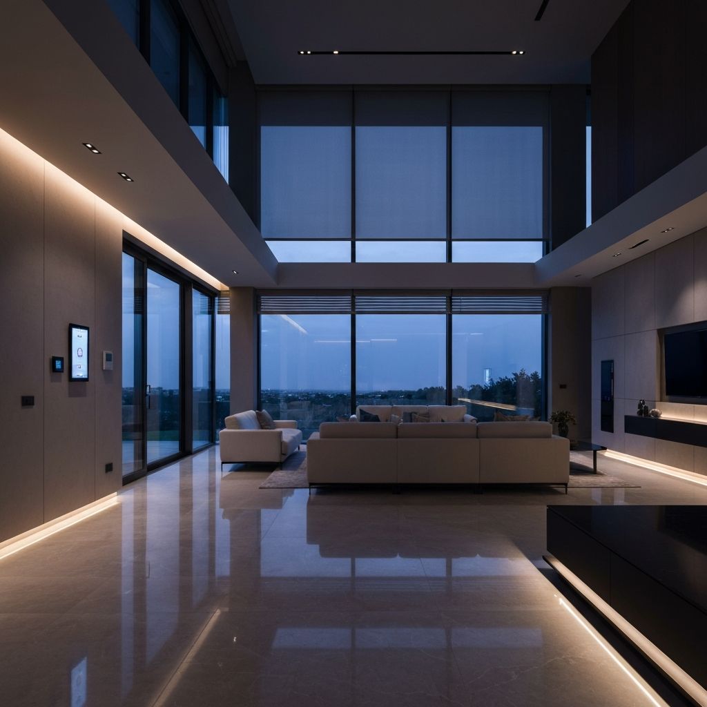 Villa équipée en domotique KNX par Domotus Casablanca